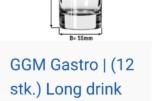 2025 500stk  - Bormiolo Rossi Longdrink glass Nye glass